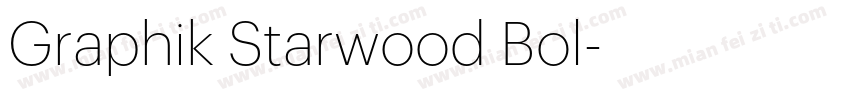 Graphik Starwood Bol字体转换